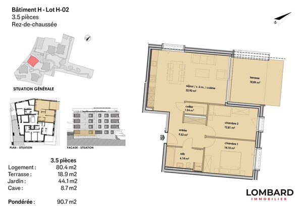 Appartement de 3.5 pièces en rez-de-jardin 6