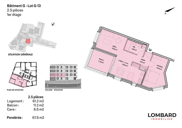 Appartement de 2.5 pièces au 1er étage 6