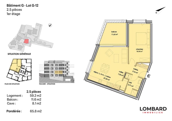 Appartement de 2.5 pièces au 1er étage 6