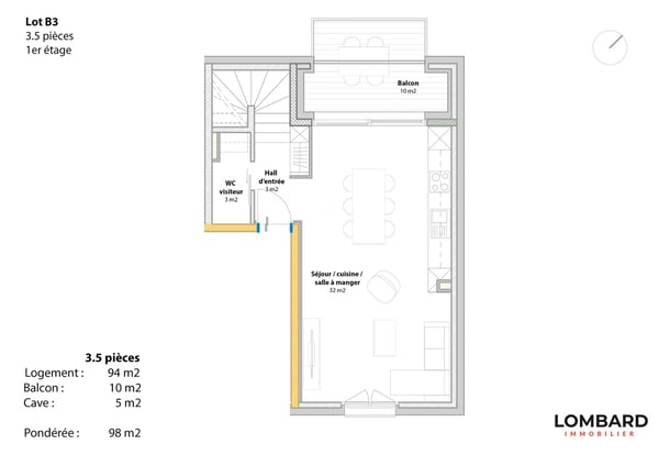 ***RÉSERVÉ*** Duplex neuf de 3.5 pièces au 1er étage 11