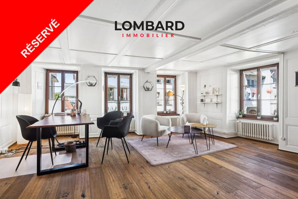 ***RÉSERVÉ*** Magnifique duplex de 5.5 pièces au cœur d’Estavayer-le-Lac 1