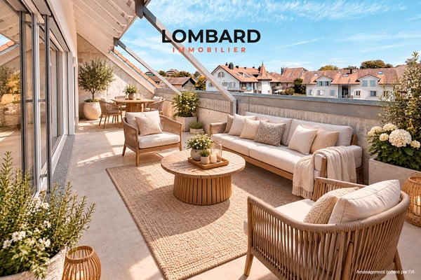 Attique neuf de 3.5 pièces avec grande terrasse