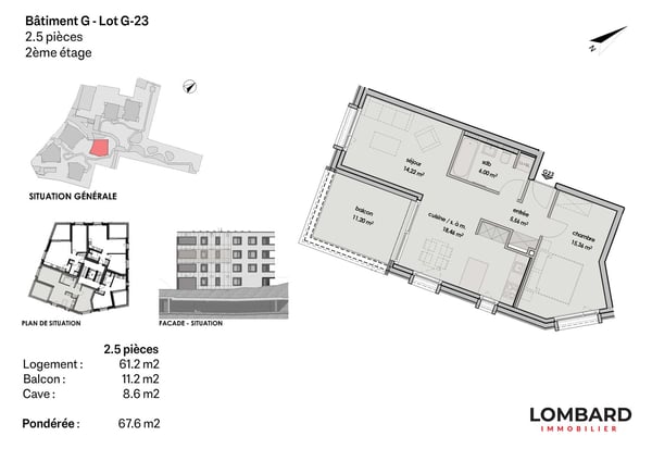 Appartement de 2.5 pièces au 2ème étage 6