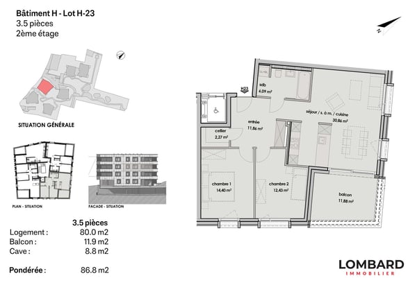 Appartement de 3.5 pièces au 2ème étage 6