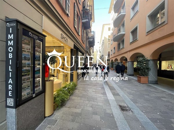 Lugano centro: ufficio 2 locale, 6 mq., in via Nassa 12