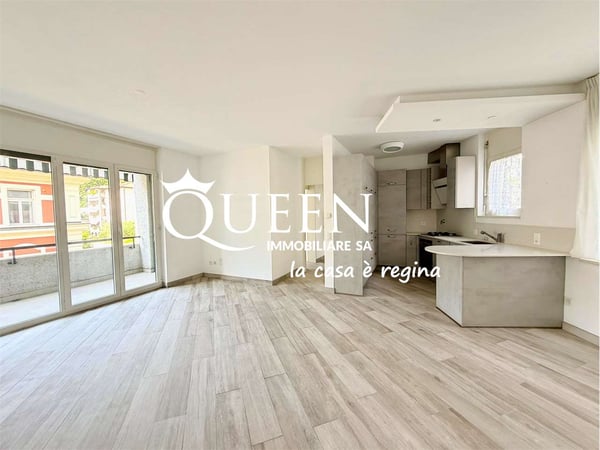 Lugano centro: appartamento, 1.5 locali, 18 mq, ristrutturato, molto l 1