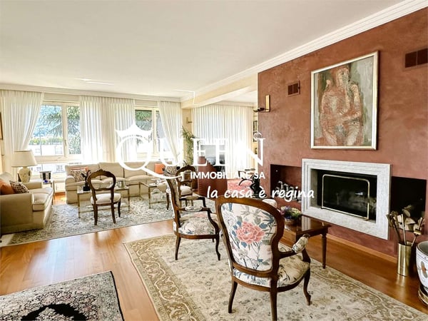 Lugano centro: appartamento 1.5 locali, 240 mq., con vista lago, pisc 7