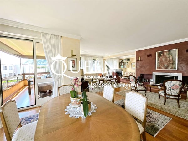 Lugano centro: appartamento 1.5 locali, 240 mq., con vista lago, pisc 9