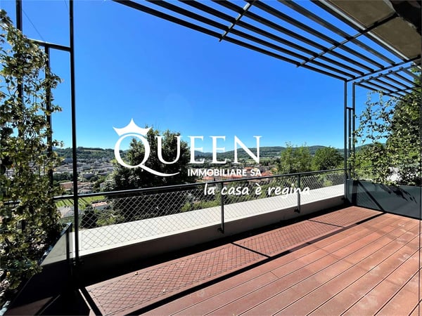 Rancate: villa terrazzata 1.5 locali, 170 mq., con splendida vista 3