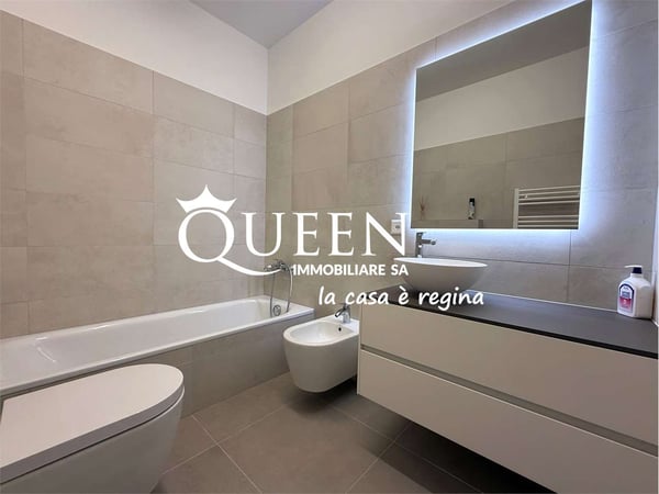 Lugano-Cassarate: appartamento 1.5 locali, 120 mq, terrazze, giardino 12