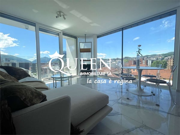 Lugano-Viganello: luminoso attico 1.5 locali 2