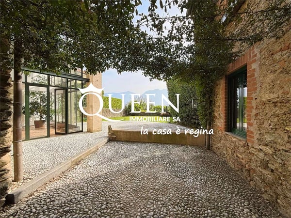 Muzzano: splendida villa di charme 6.5 locali con vista lago e ampio g 6