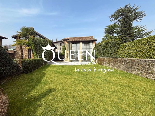 Muzzano: splendida villa di charme 6.5 locali con vista lago e ampio g 13