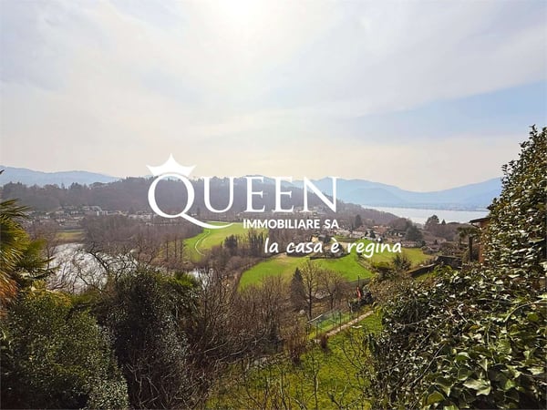 Muzzano: splendida villa di charme 6.5 locali con vista lago e ampio g 12