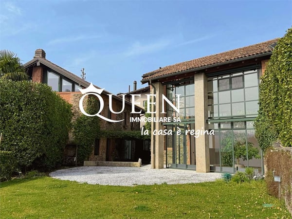 Muzzano: splendida villa di charme 6.5 locali con vista lago e ampio g 1