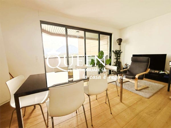 Lugano: appartamento 2.5 locali, 75 mq, luminoso, terrazza, vista aper 5