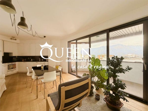 Lugano: appartamento 2.5 locali, 75 mq, luminoso, terrazza, vista aper 3