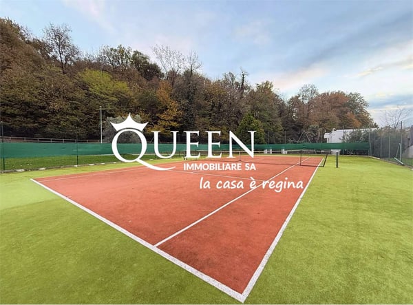 Origlio: attico 4.5 locali arredato, 220 mq., con terrazze, piscina, c 11