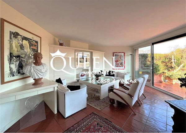 Gentilino: appartamento 3.5 locali, 150 mq, ristrutturato, piscina, im 3