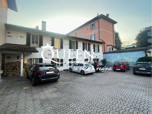 Vacallo: appartamento 4.5 locali, 110 mq, mansardato, giardinetto, opz 12