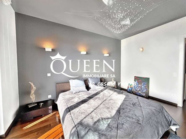 Aldesago: attico 5.5 locali, 320 mq., roof terrace, Jacuzzi, vista moz 10