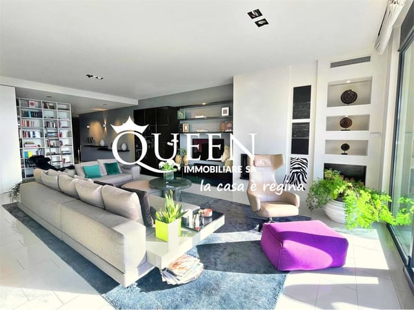 Aldesago: attico 5.5 locali, 320 mq., roof terrace, Jacuzzi, vista moz 4