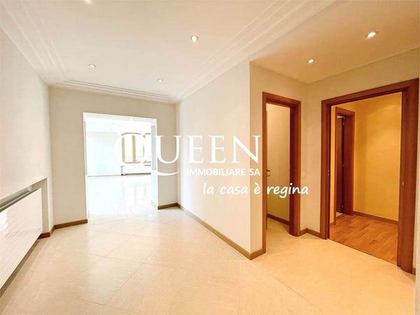 Lugano-Cassarate: appartamento 4.5 locali, 250 mq, portico, giardino, 12