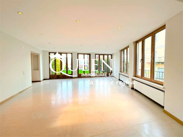 Lugano-Cassarate: appartamento 4.5 locali, 250 mq, portico, giardino, 3