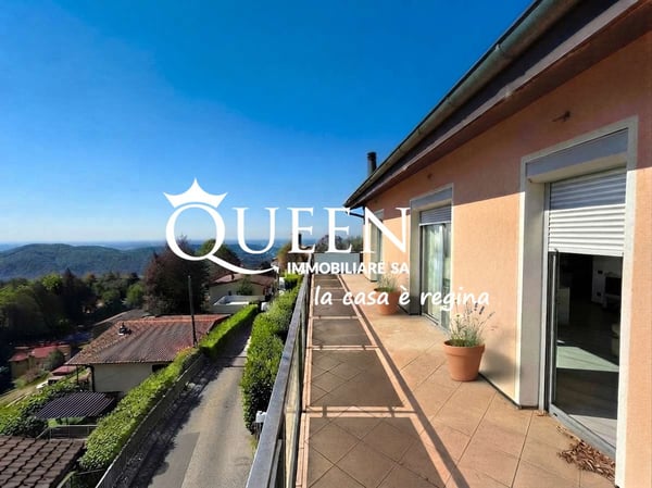 Sagno: in posizione panoramica casa 5.5 locali con ascensore e grande
