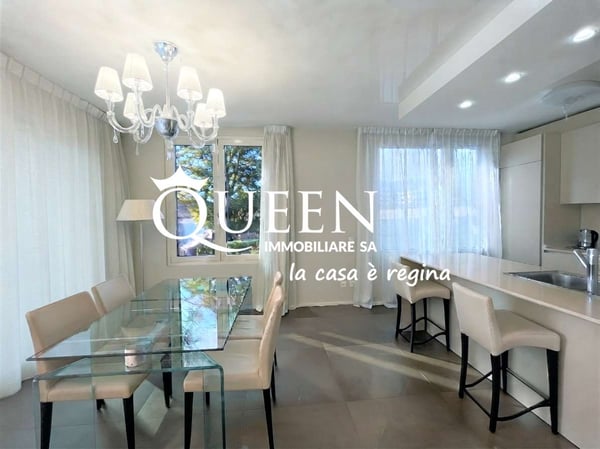 Lugano-Cassarate: lussuoso 5.5 locali, 200 mq., loggia , vista lago 7