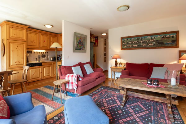 Duplex 5 pièces  dans un endroit très calme et offrant une vue magnifique sur les montagnes. 9