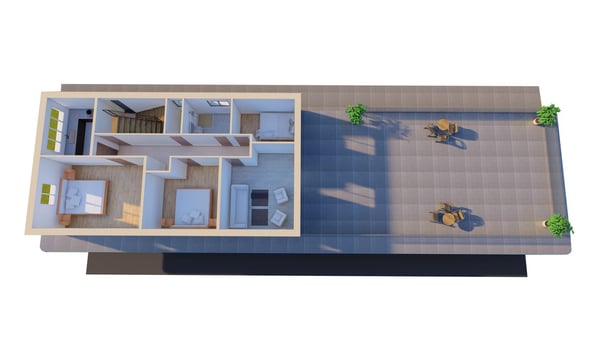 Immeuble Mixte en bord de route principale 17