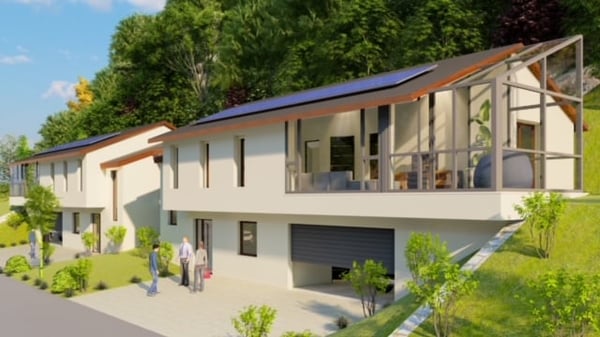 2 Villas neuve à vendre clé en main avec ascenseur 3