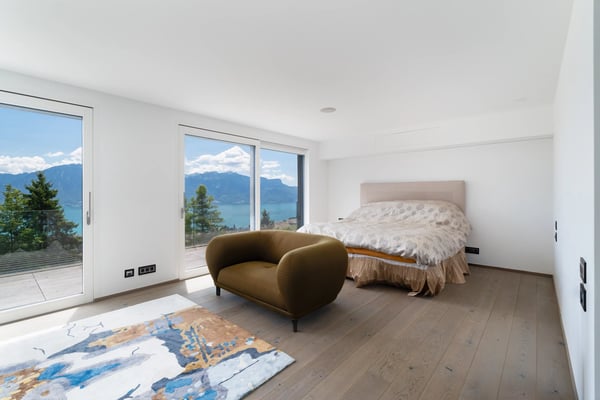 Exceptional Contemporary Villa with Panoramic Views over Lake Geneva and the Alps 6