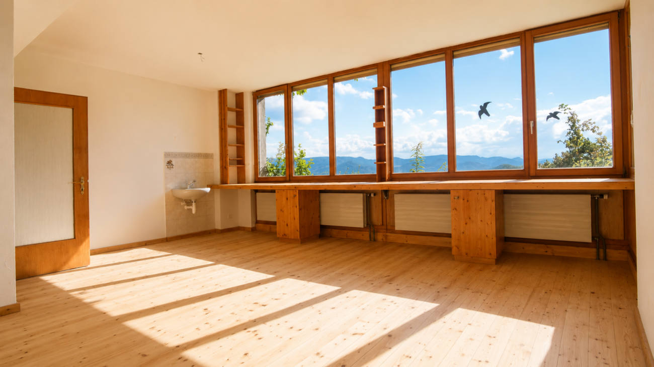 Reserviert! Traumhafte Aussicht, ruhige Lage und 6000m2 Land