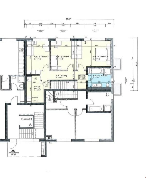 Moderne 4.5-Zimmer Duplex Wohnung in Bösingen zu vermieten 12