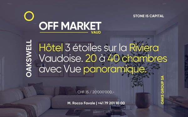 RIVIERA VAUDOISE - ACTIF STRATÉGIQUE À TRANSFORMER EN 4 OU 5 ÉTOILES 2