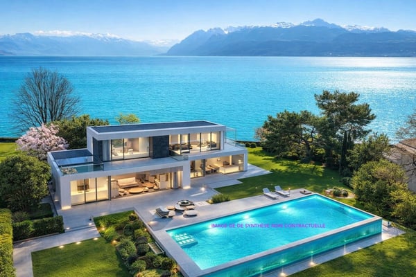 A RARE OPPORTUNITY BETWEEN VÉSENAZ AND CORSIER | VOTRE FUTURE DEMEURE DE PRESTIGE AU FIL DE L'EAU 1