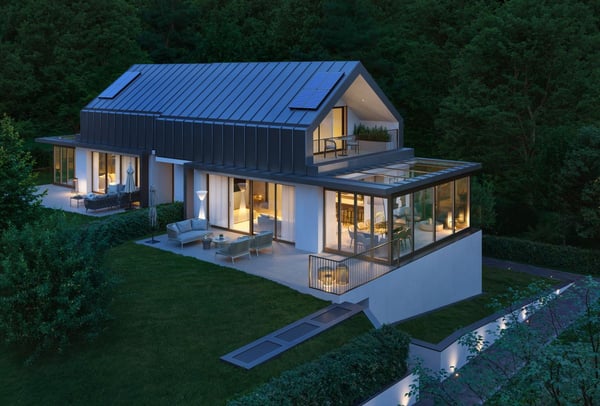 PROJET NEUF | VILLA JUMELÉE CONTEMPORAINE À PREGNY-CHAMBÉSY | Villa A 4