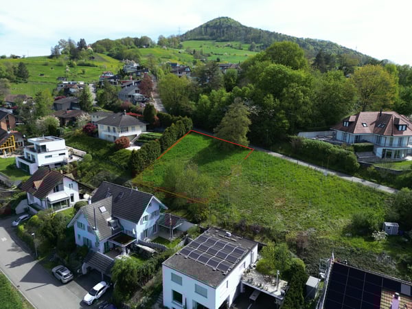 Privilegierte Hanglage in Frick – 2x 323 m² Bauland mit Aussicht 2