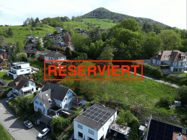Exklusive Hanglage in Frick – 646 m² Bauland mit Aussicht