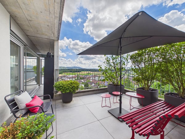 Exklusive Terrassenwohnung mit unverbaubarer Weitsicht 12