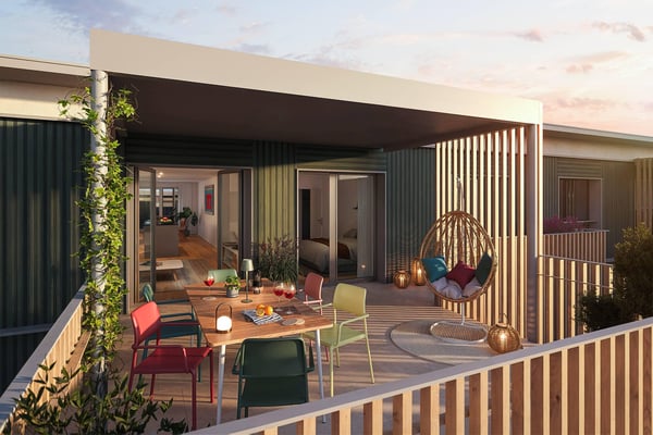 Exklusive 4.5-Zimmer-Dachwohnung mit grosszügigem Balkon 1