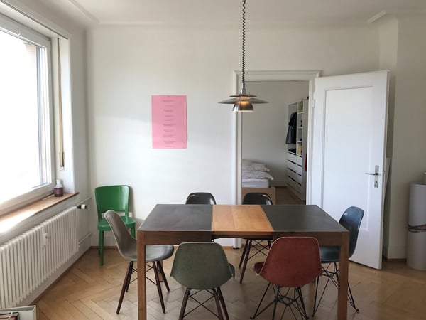 3-Zimmerwohnung in der Nähe Messplatz und Badischer Bahnhof 4