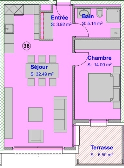 FULLY - MAGNIFIQUE APPARTEMENT 3.5 PIECES AU DERNIER ETAGE 8