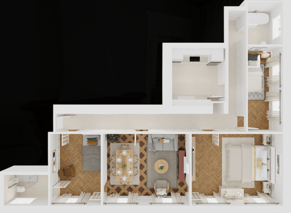 Manifique appartement (LOT 7) de 4.5 pièces avec accès privatif 5