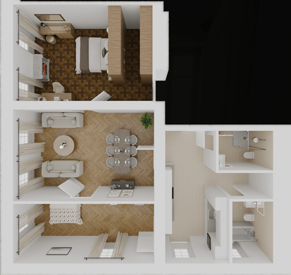 Spacieux appartement (LOT 5) de 3,5 pièces au 1er étage 3