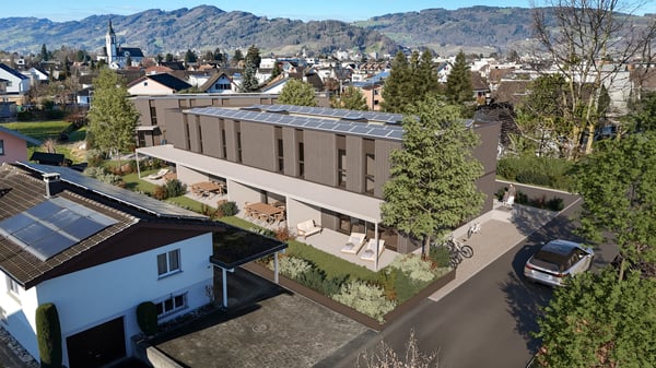 Stilvoller Neubau: 1.5-Zimmer-Reihenmittelhaus mit gehobenem Ausbaust 2