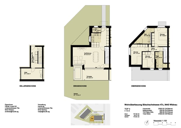 RESERVIERT: Grosszügiges 1.5-Zimmer Reiheneckhaus mit privatem Garten 12
