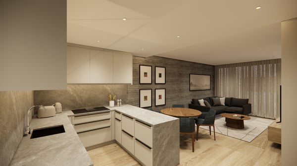 Exklusives Neubau-Reiheneckhaus mit 1.5 Zimmern, Smarthome und eigenem 6